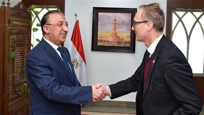 محافظ الإسكندرية يبحث التعاون المشترك مع وفد الاتحاد الأوروبي 