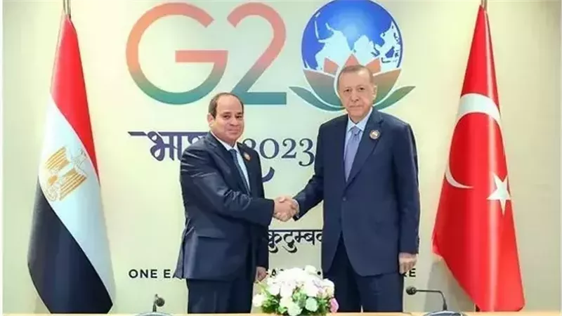 أردوغان يلتقي السيسي