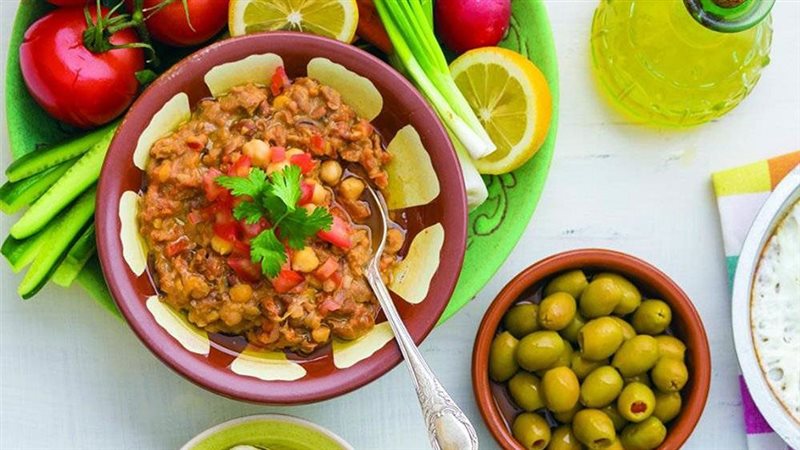 الفول المدمس في البيت،