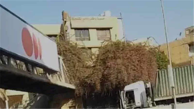 زحام مروري بسبب اصطدام