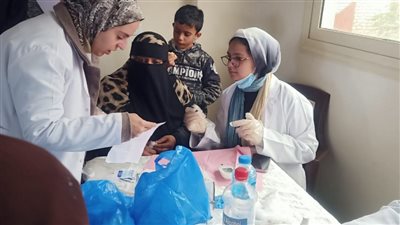 جامعة الإسكندرية تنظم قافلة طبية شاملة إلى قرية الوادي بكينج مريوط