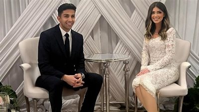 محمد جمعة ينشر فيديو عقد قران ليلى أحمد زاهر وهشام جمال  