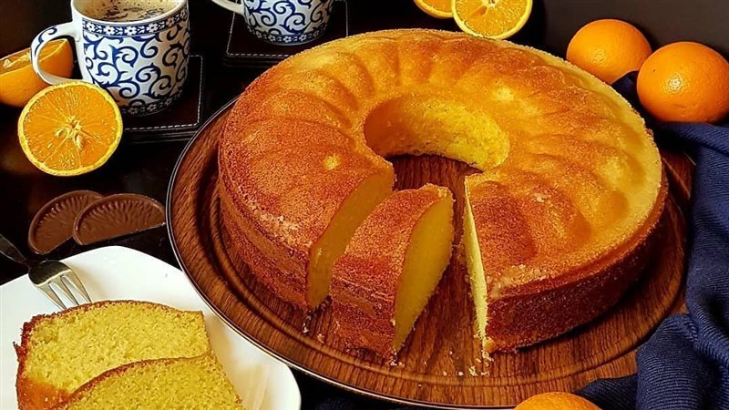طريقة كيكة البرتقال،