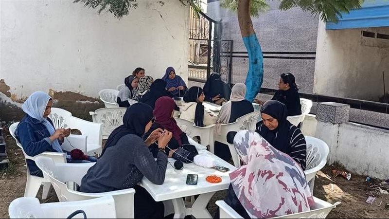 جانب من أعمال القافلة،