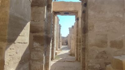 مدير الكرنك يوضح الموقع الأصلي لمعبد الملك أمنحتب الثاني