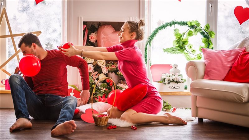 عيد الحب في البيت،