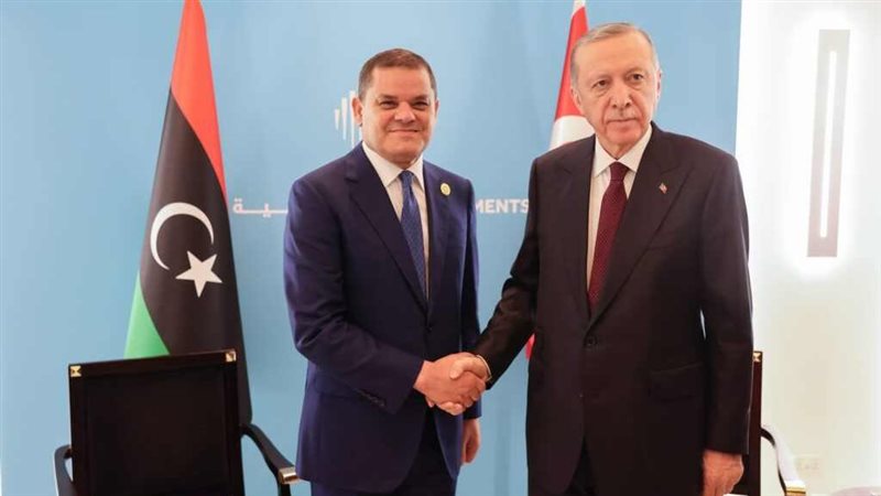 أردوغان والدبيبة،