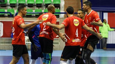 رجال طائرة الأهلي يواجه إيسترن كومباني في بطولة الدوري