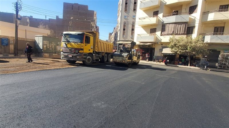رصف شوارع أسيوط،