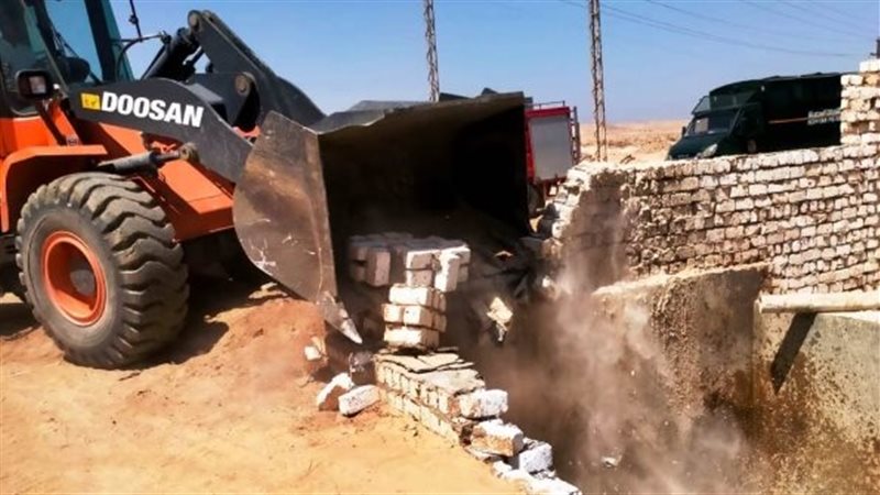 إزالة تعديات الأراضي