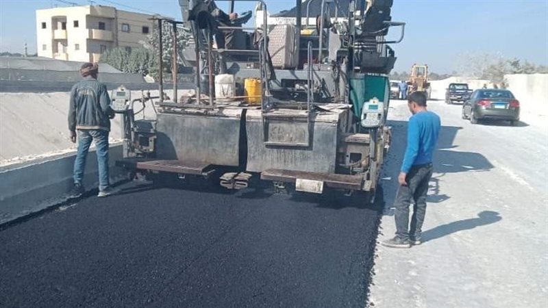 اعمال رصف طريق برقاش،