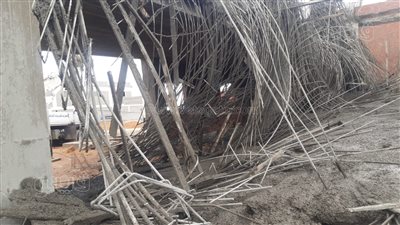  إصابة 4 عمال في سقوط سقف مصنع بمدينة بدر (صور)