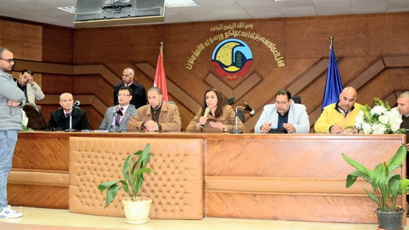 جانب من اللقاء بالبحيرة