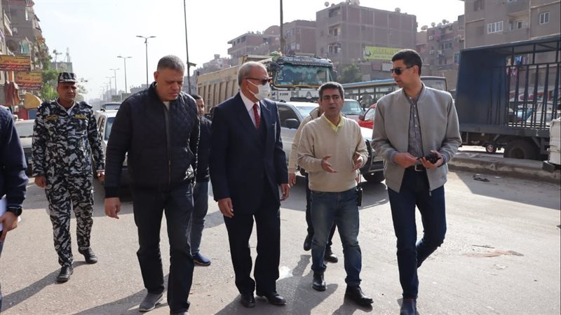 محافظ القليوبية خلال