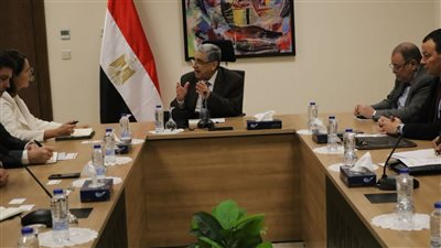 وزير الكهرباء يستقبل نائب رئيس شركة بريتيش بتروليام 