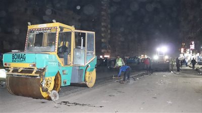 محافظ القليوبية يتفقد استكمال رصف شارع أحمد عرابي بشبرا الخيمة
