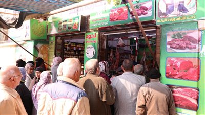 250 جنيها للكيلو، سعر اللحوم البلدية بمعرض خير مزارعنا 
