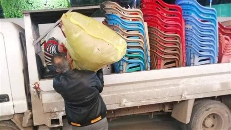 رفع حالات إشغال طريق