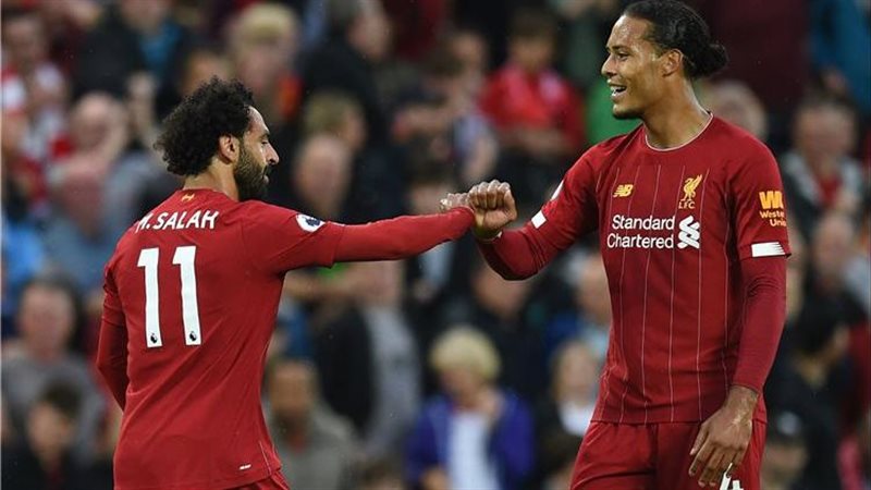 محمد صلاح وفان دايك