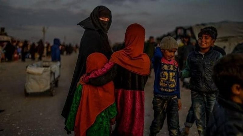 أطفال في مخيم الهول