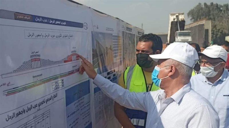وزير النقل يتفقد