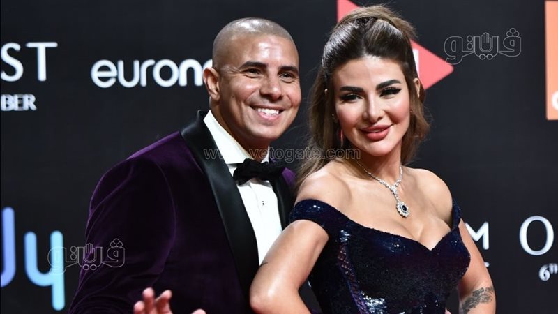 محمد زيدان وزوجته