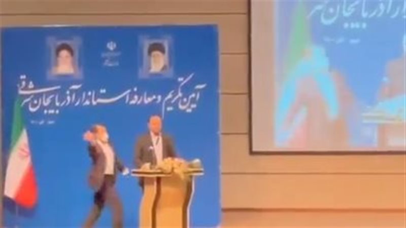  صفع محافظ إيراني