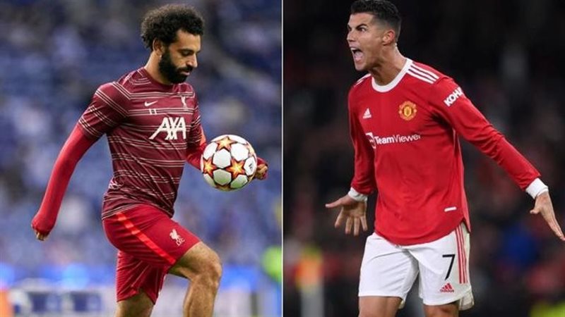 محمد صلاح ورونالدو