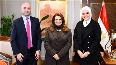 سها جندي تبحث التعاون المشترك مع المنظمة الدولية للهجرة