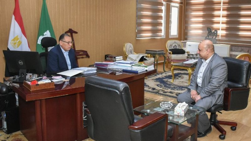 استقبال رئيس الإدارة