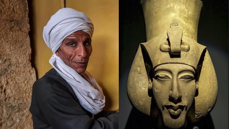 عم كامل شبيه إخناتون،