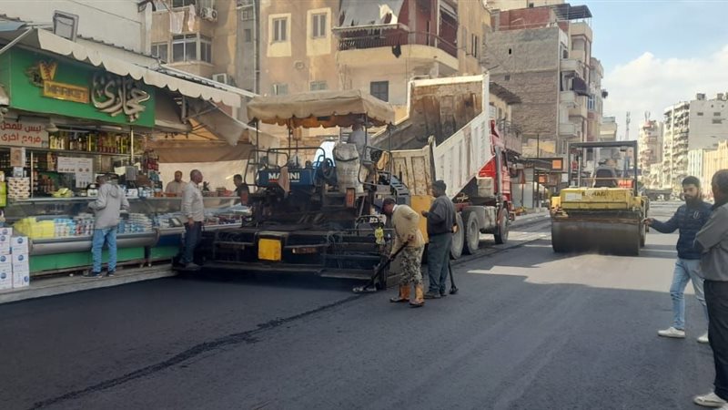 تطوير شارع كسرى ببورسعيد،