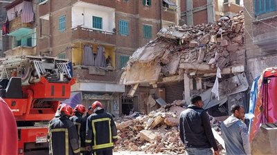 فيتو تكشف تفاصيل وملابسات انهيار عقار منطقة الورديان في الإسكندرية 