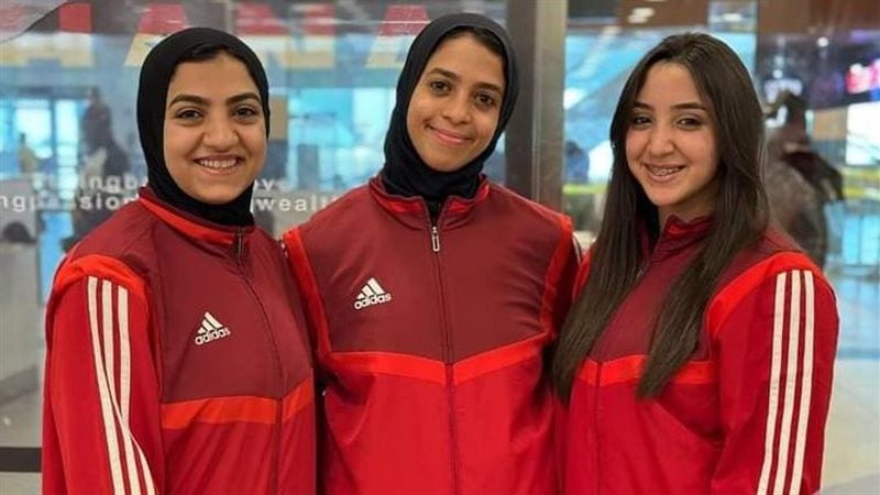 لاعبات منتخب الكاراتيه،