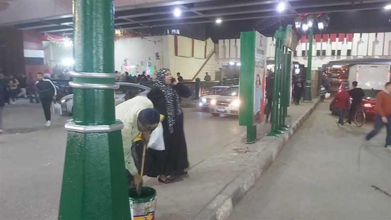 دهان الشوارع بأسيوط،