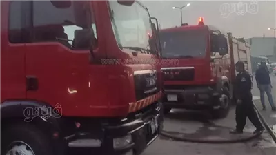 انتداب المعمل الجنائي لبيان أسباب حريق كافيه في مدينة نصر