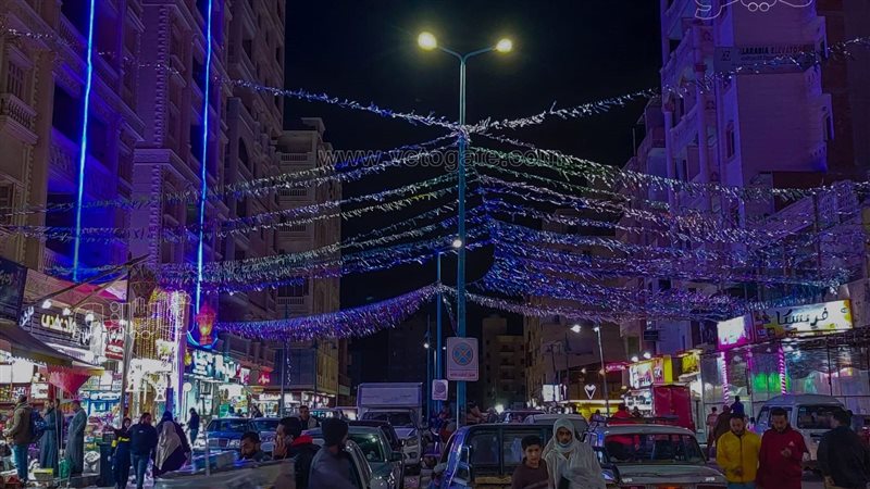 صور من تزيين الشوارع