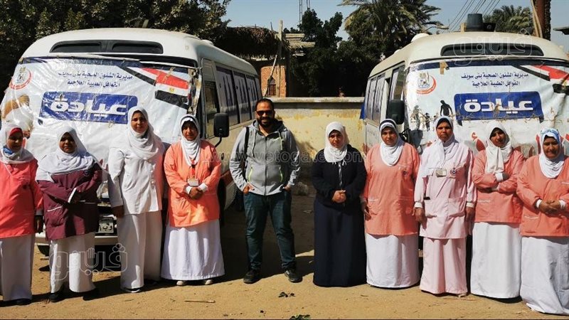 قافلة طبية ببني سويف،