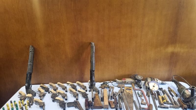 ضبط ورشة لتصنيع الأسلحة