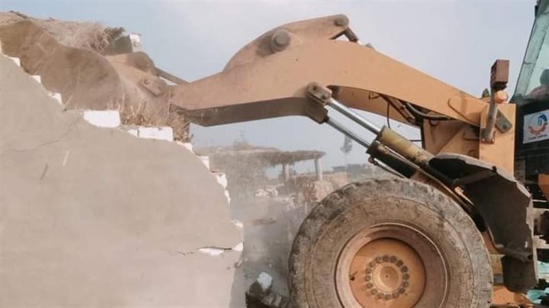 جانب من إزالة التعديات