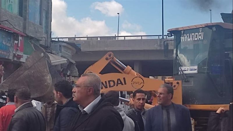 رفع إشغالات مزلقان