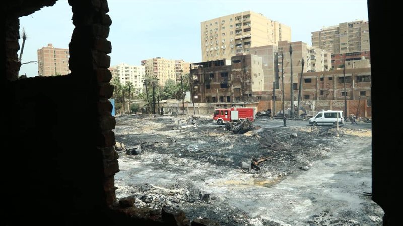حريق استوديو الأهرام،