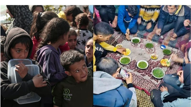 إفطار عائلات في غزة،