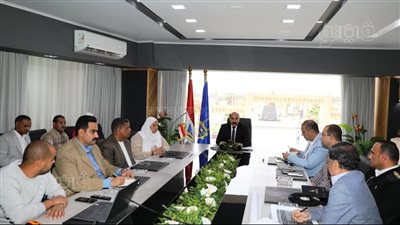  اجتماع تنسيقى لأعمال مشروع محور بديل خزان أسوان الحر (صور)