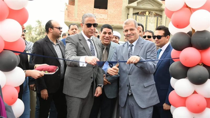 افتتاح محطة الصرف