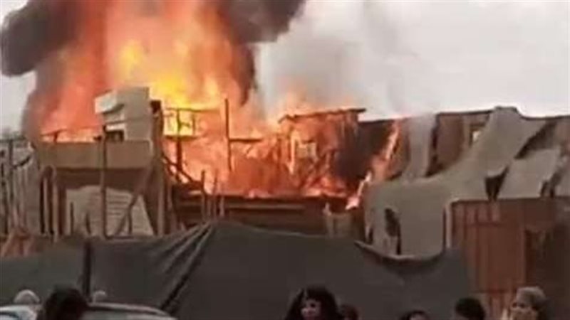 مصدر أمنى، سبب حريق
