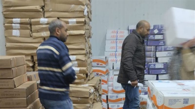 جانب من الحملة التموينية