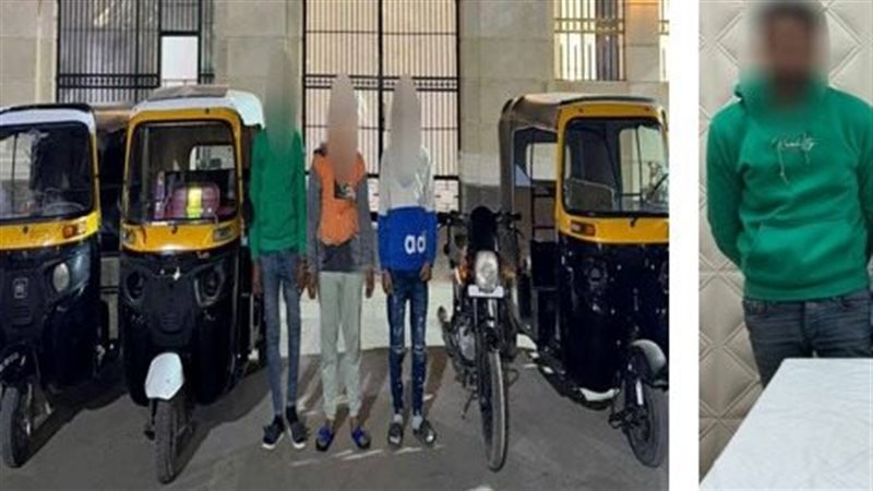 ضبط تشكيل عصابى لسرقة