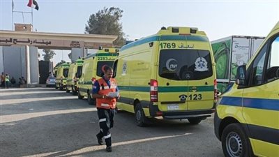 المستشفيات المصرية تستقبل 41 مصابا فلسطينيا بعد عبورهم معبر رفح البري