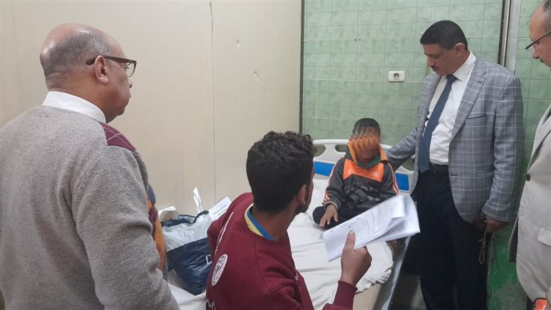 احد الأطفال المصابين